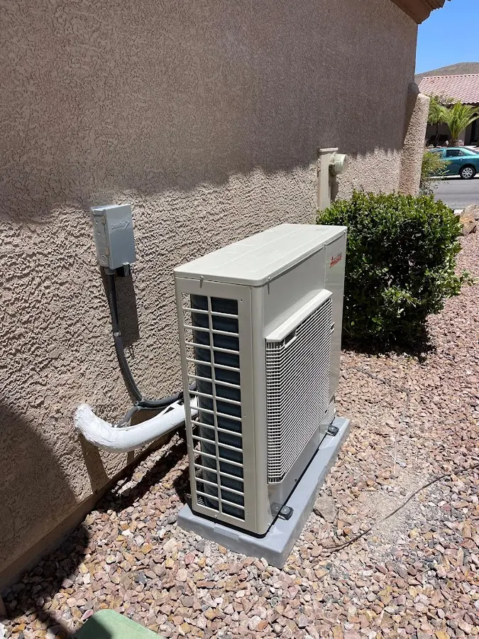 Residential air conditioning condenser unit in Medford